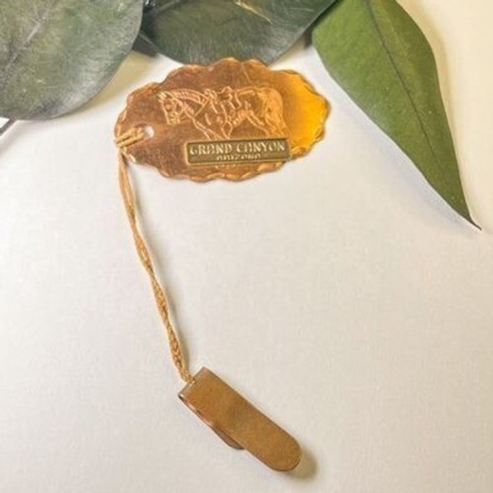 Vintage Copper Souvenir‎ Tag with Clip